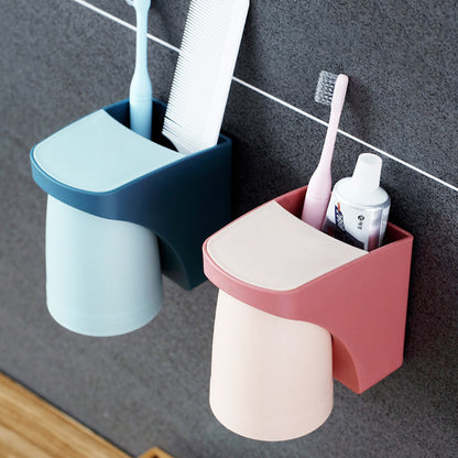 CupGrip | Magnetic Wall Holder for Bathroom Cups, Toothbrushes, Toothpaste, Razors & Accessories