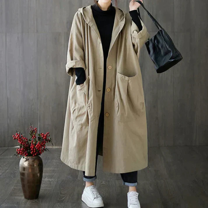 Alina Oversized Trench Coat for Maximum Comfort