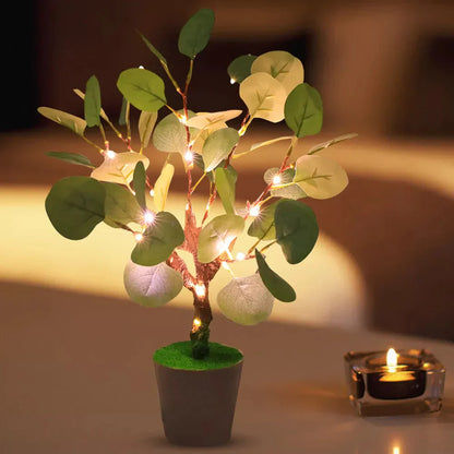 Adjustable Christmas Branch with Sparkling Night Light