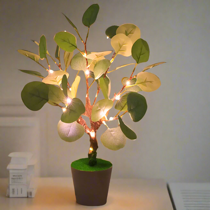 Adjustable Christmas Branch with Sparkling Night Light