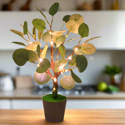 Adjustable Christmas Branch with Sparkling Night Light