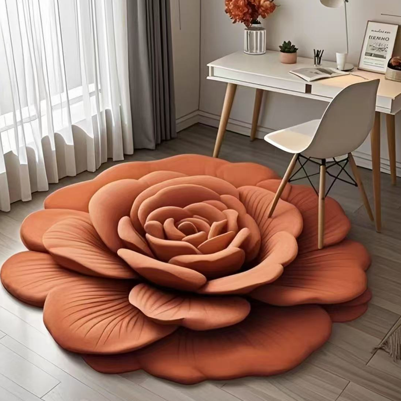 3D Floral Rug – Create a Cozy and Welcoming Atmosphere