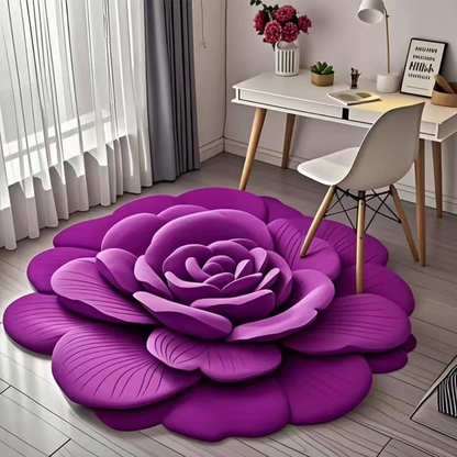 3D Floral Rug – Create a Cozy and Welcoming Atmosphere