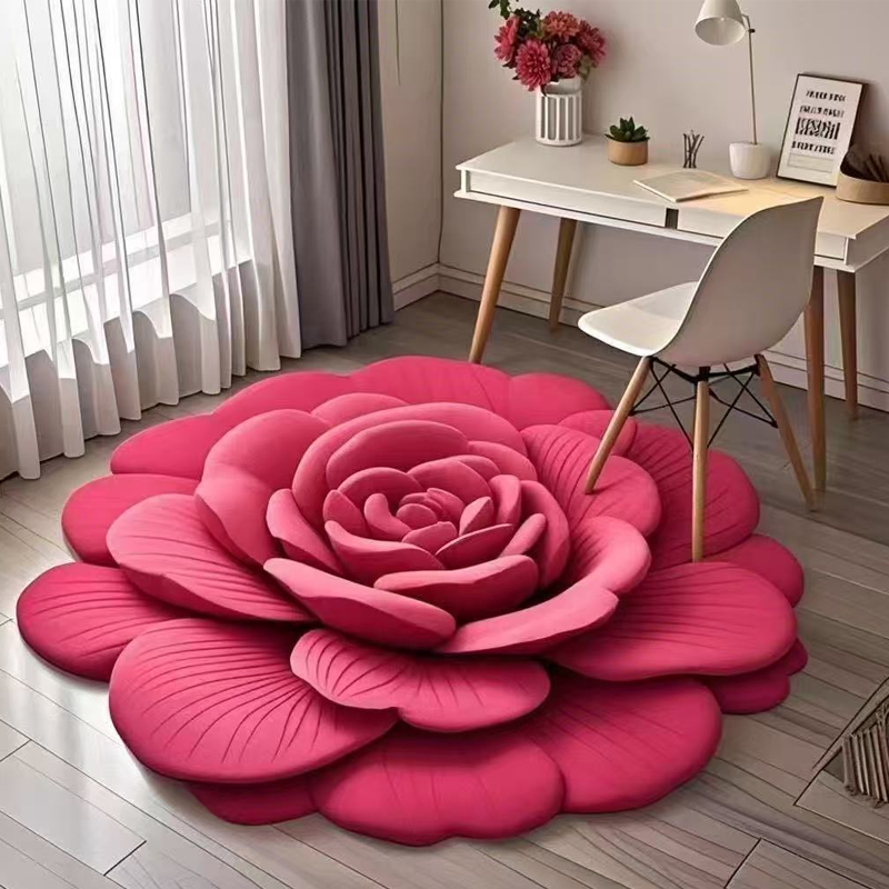 3D Floral Rug – Create a Cozy and Welcoming Atmosphere