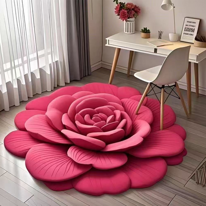 3D Floral Rug – Create a Cozy and Welcoming Atmosphere