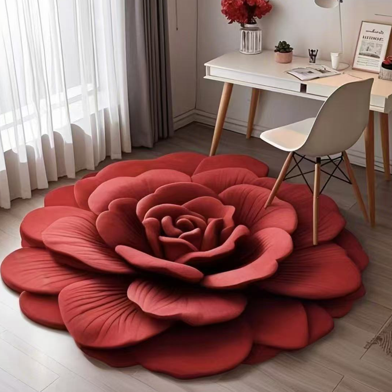 3D Floral Rug – Create a Cozy and Welcoming Atmosphere