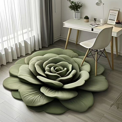 3D Floral Rug – Create a Cozy and Welcoming Atmosphere