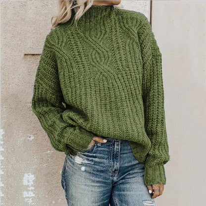 Warm and Comfortable Roll Neck Sweater