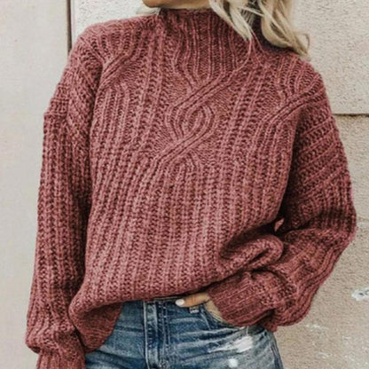 Warm and Comfortable Roll Neck Sweater