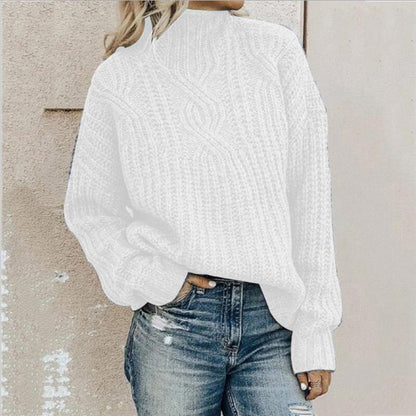 Warm and Comfortable Roll Neck Sweater