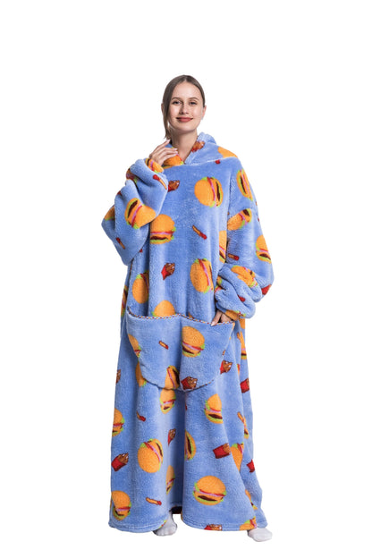 ICEY - Cozy Winter Fleece Hoodie Blanket