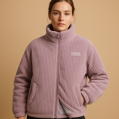 Mees Men's Corduroy Jacket with Cozy Cotton Lining - Fashionable and Warm