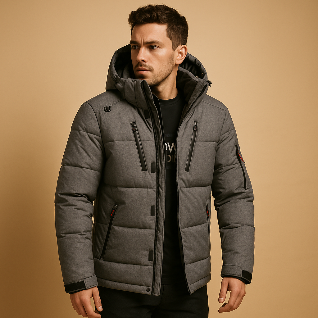 Ruben Men's Hooded Puffer Jacket - Cozy and Fashionable