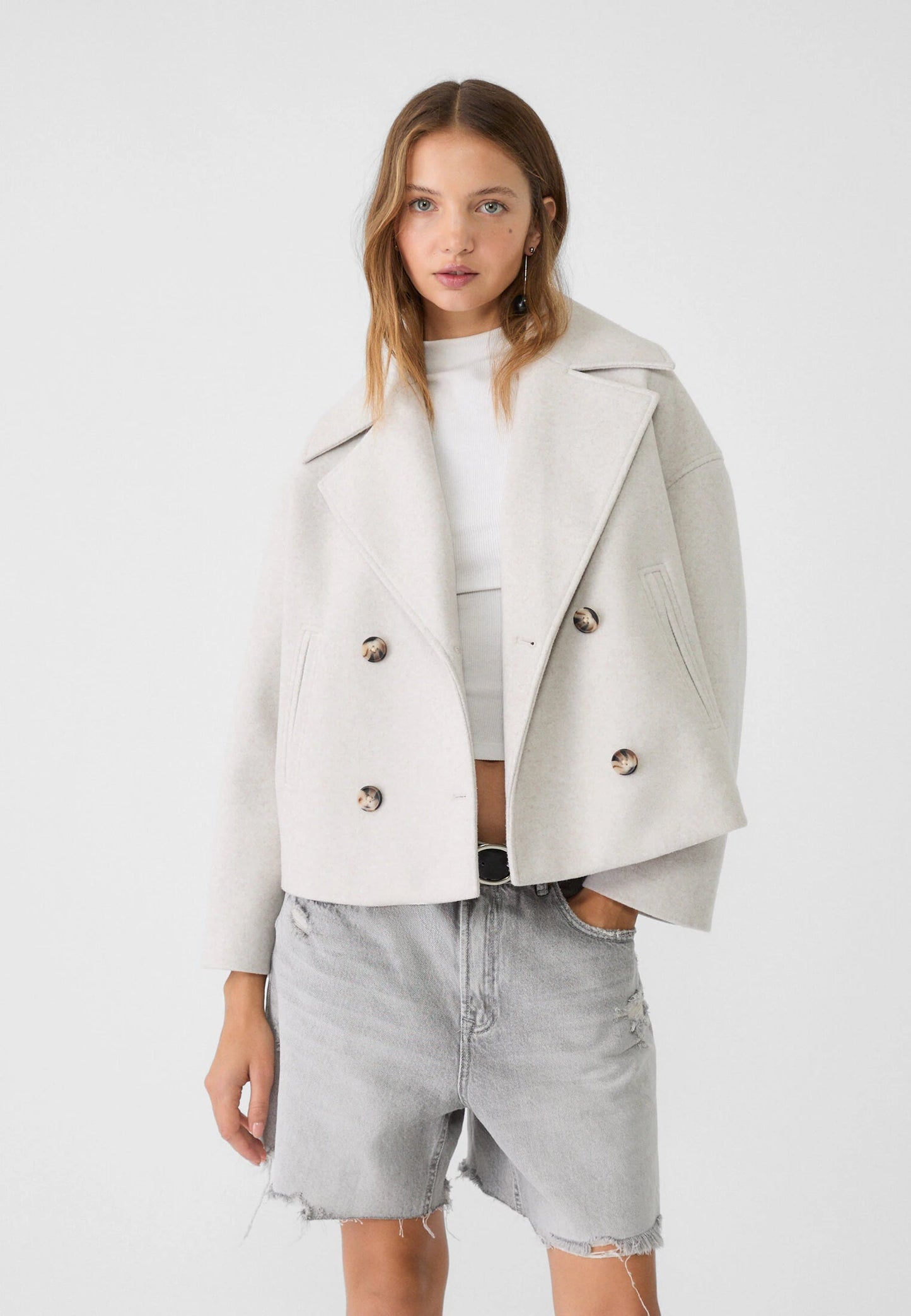 Zoe | Stylish Double-Breasted Short Blazer