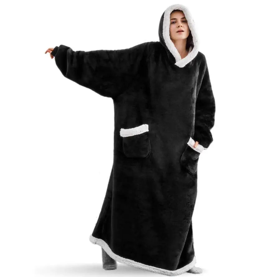 Extra-Large Hooded Blanket Robe